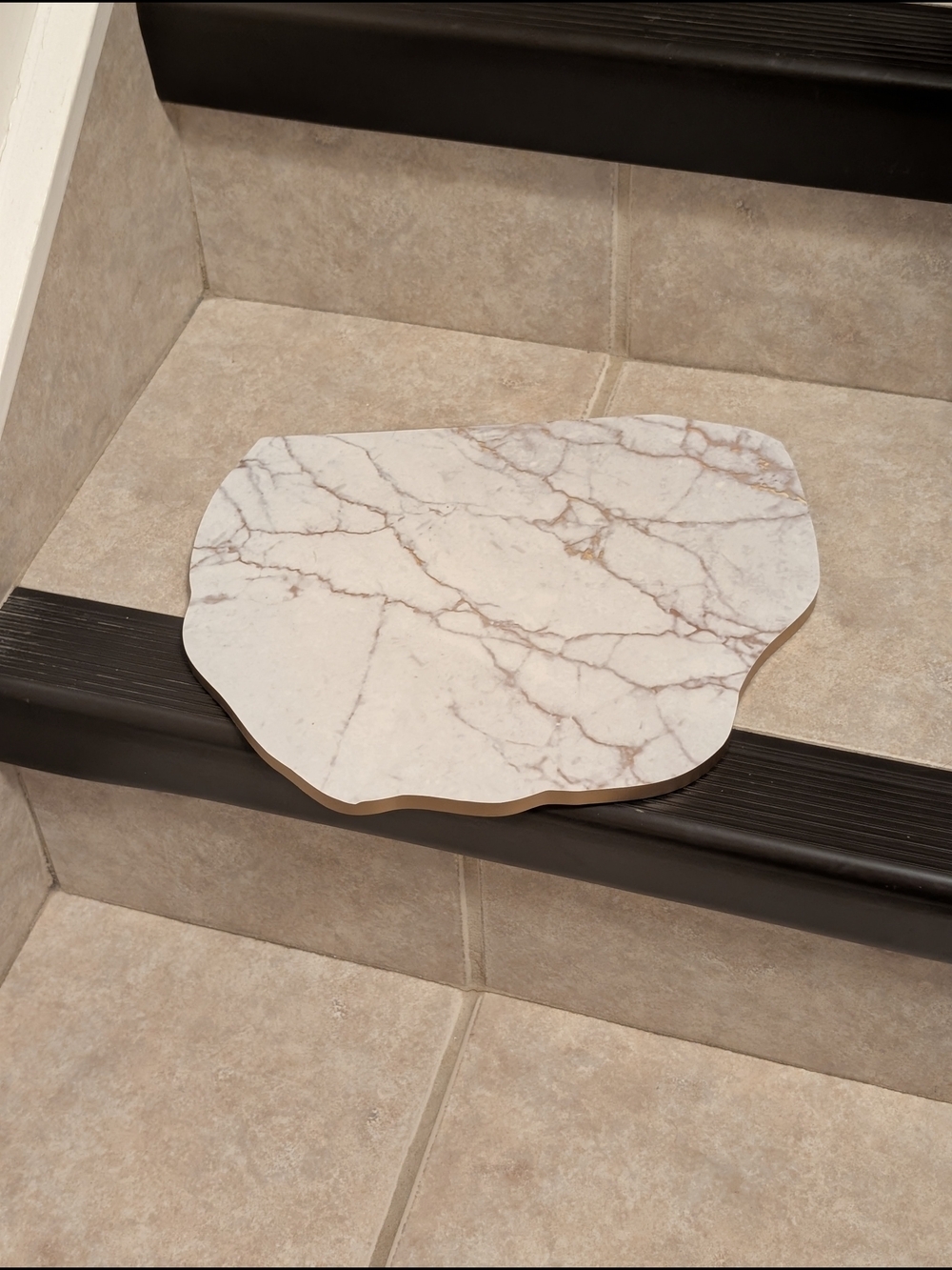 5 Faux Marble TRAY CENTERPIECE